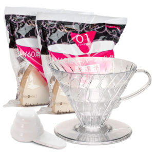 kit-hario-v60-01-coador-de-acrilico-transparente-200-filtros-naturais