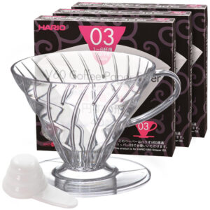 kit-hario-v60-03-com-coador-transparente-120-filtros-brancos