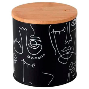 pote-porta-mantimentos-hermetico-metal-line-art-preto-900ml