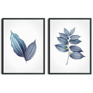 kit-quadros-decorativos-foliagem-azul-outonal