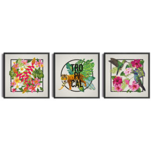 kit-quadros-decorativos-pintura-tropical-fauna-vibrante