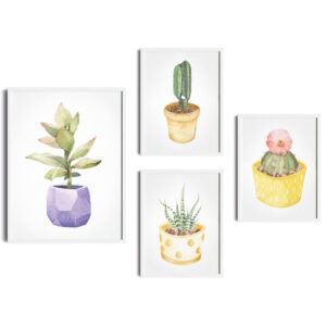 conjunto-quadros-decorativos-florescer-de-cores-e-vasos